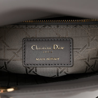 Christian Dior CHRISTIAN DIOR Lambskin Cannage Small My ABCDior Lady Dior Grey 5 of 9
