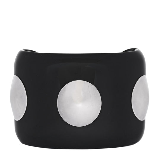 Horn Sterling Silver Cuff PM Black