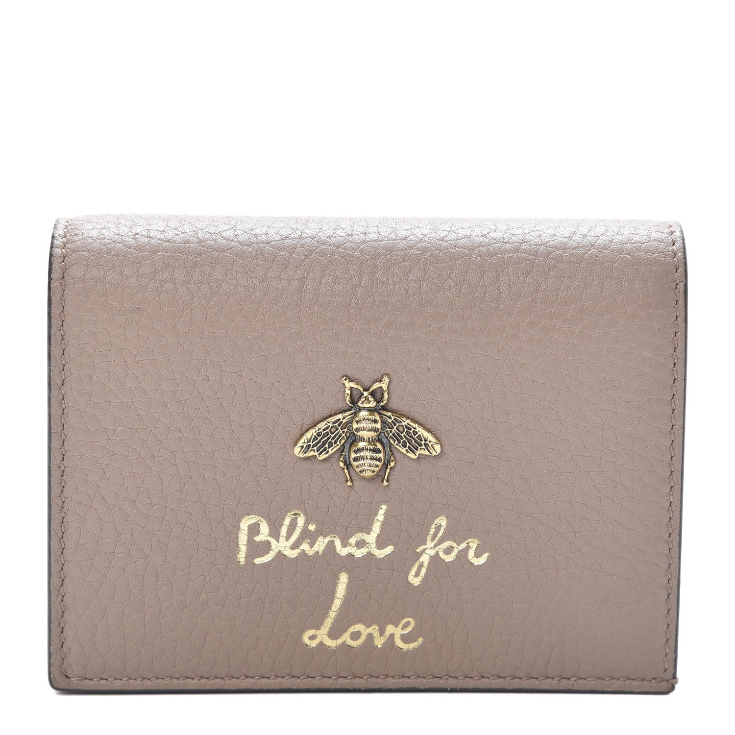 Gucci Cellarius Calfskin Blind for Love Card Case Wallet Perfect Pink 1 of 8
