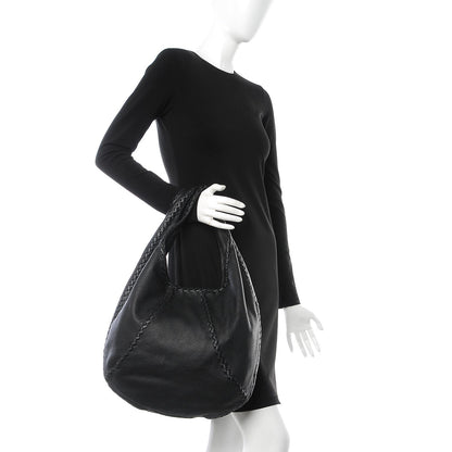 Bottega Veneta Cervo Deerskin Large Hobo Black 2 of 8