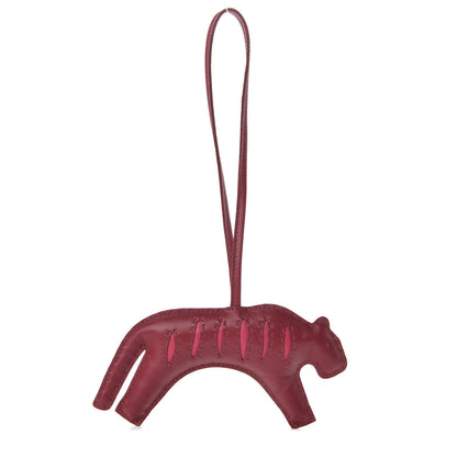 Hermes Milo Lambskin Rooroo Bag Charm Rouge H Rose Ete 1 of 4