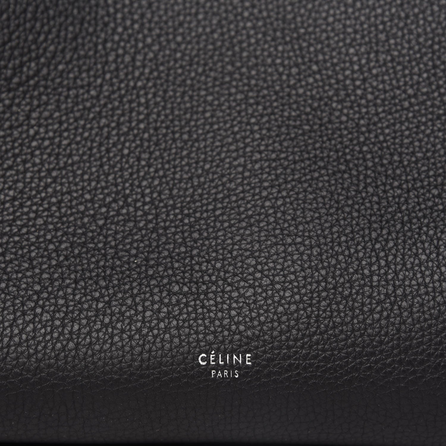 Celine Supple Grained Calfskin Small Long Strap Big Bag Black 8 of 9