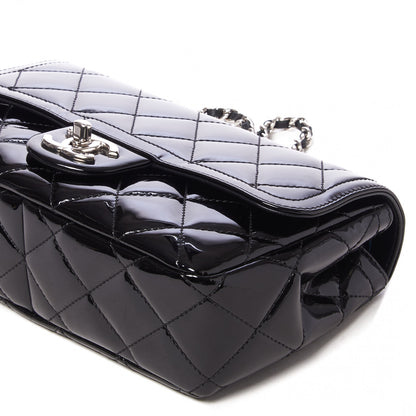 Chanel Patent Quilted Small Coco Shine Flap Black 5 of 9