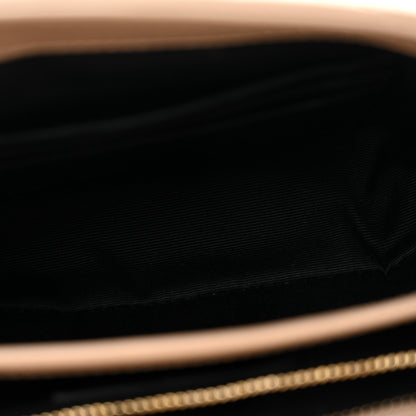 Saint Laurent Calfskin Y Quilted Monogram Toy Loulou Crossbody Bag Dark Beige 5 of 14