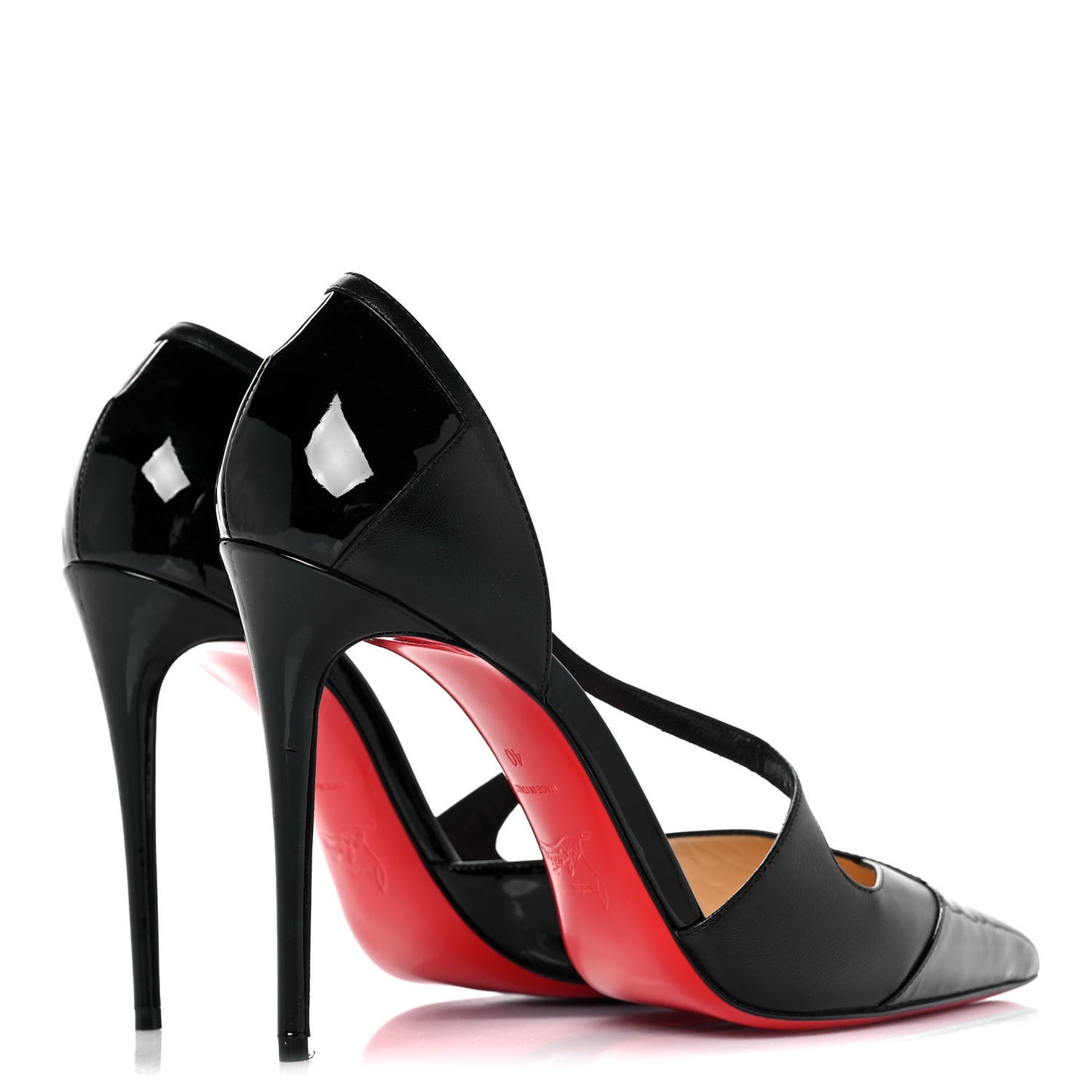Patent Kid Round And Square 100 Pumps 40 Black