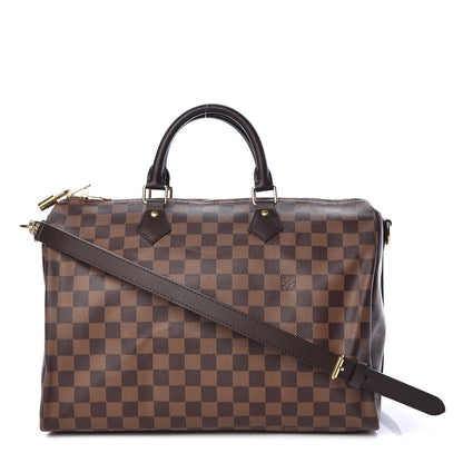 Louis Vuitton Damier Ebene Speedy Bandouliere 35 1 of 12