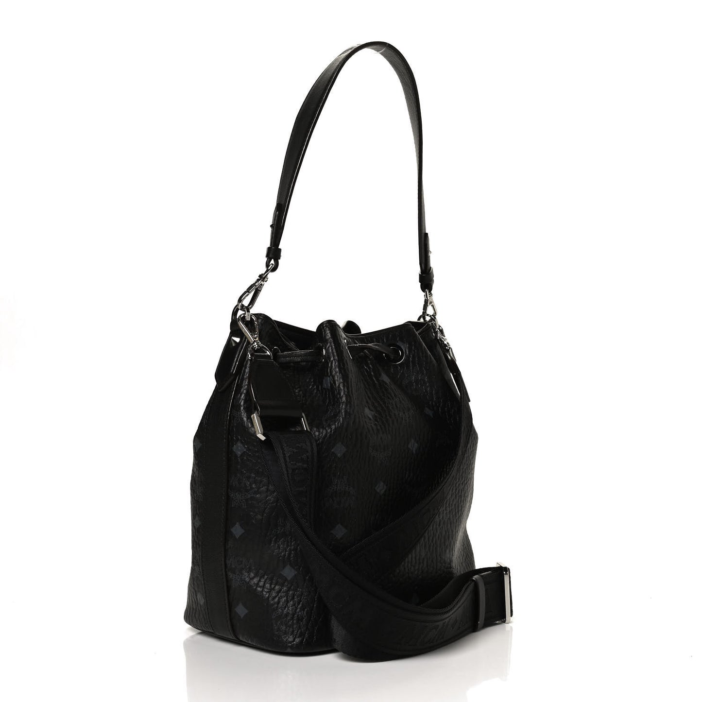 Visetos Small Essential Drawstring Bucket Bag Black