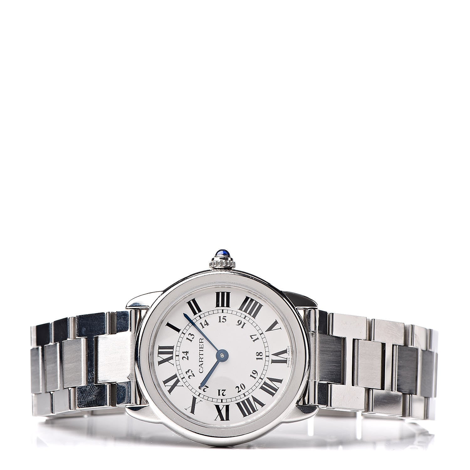 Cartier Stainless Steel 29mm Ronde Solo Quartz Watch 3 of 9