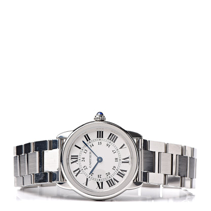 Cartier Stainless Steel 29mm Ronde Solo Quartz Watch 3 of 9