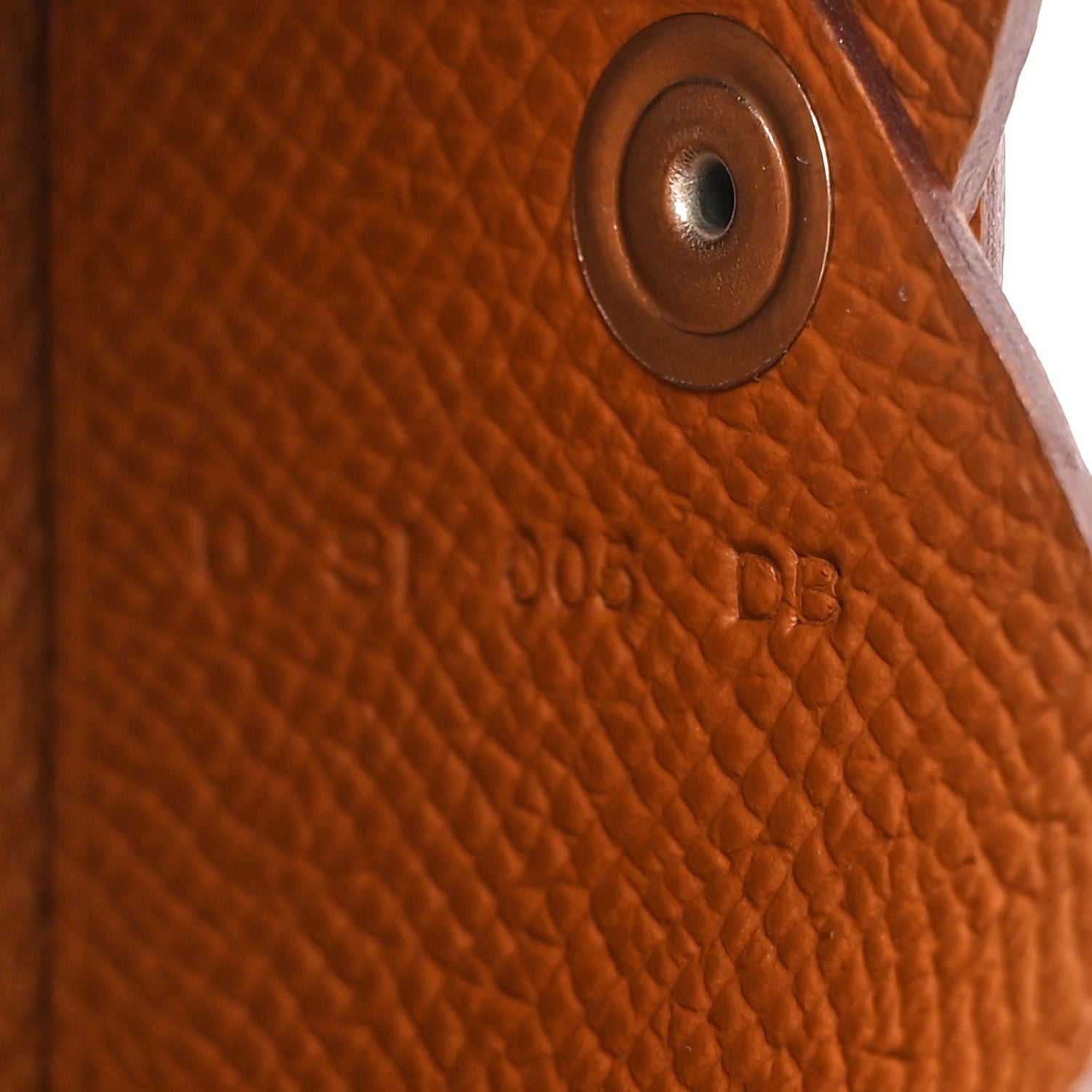 Hermes Epsom Calvi Card Case Gold 9 of 12