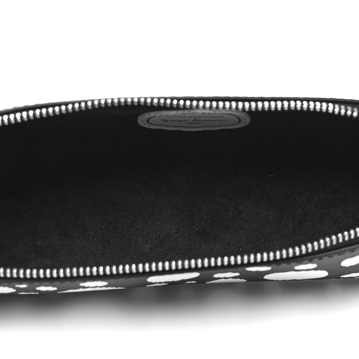 Louis Vuitton X YK Epi Infinity Dots Elizabeth Pencil Pouch Black White 5 of 8
