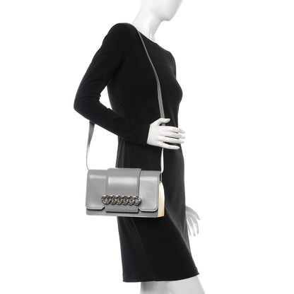 Givenchy Calfskin Infinity Flap Bag Pearl Grey 2 of 7