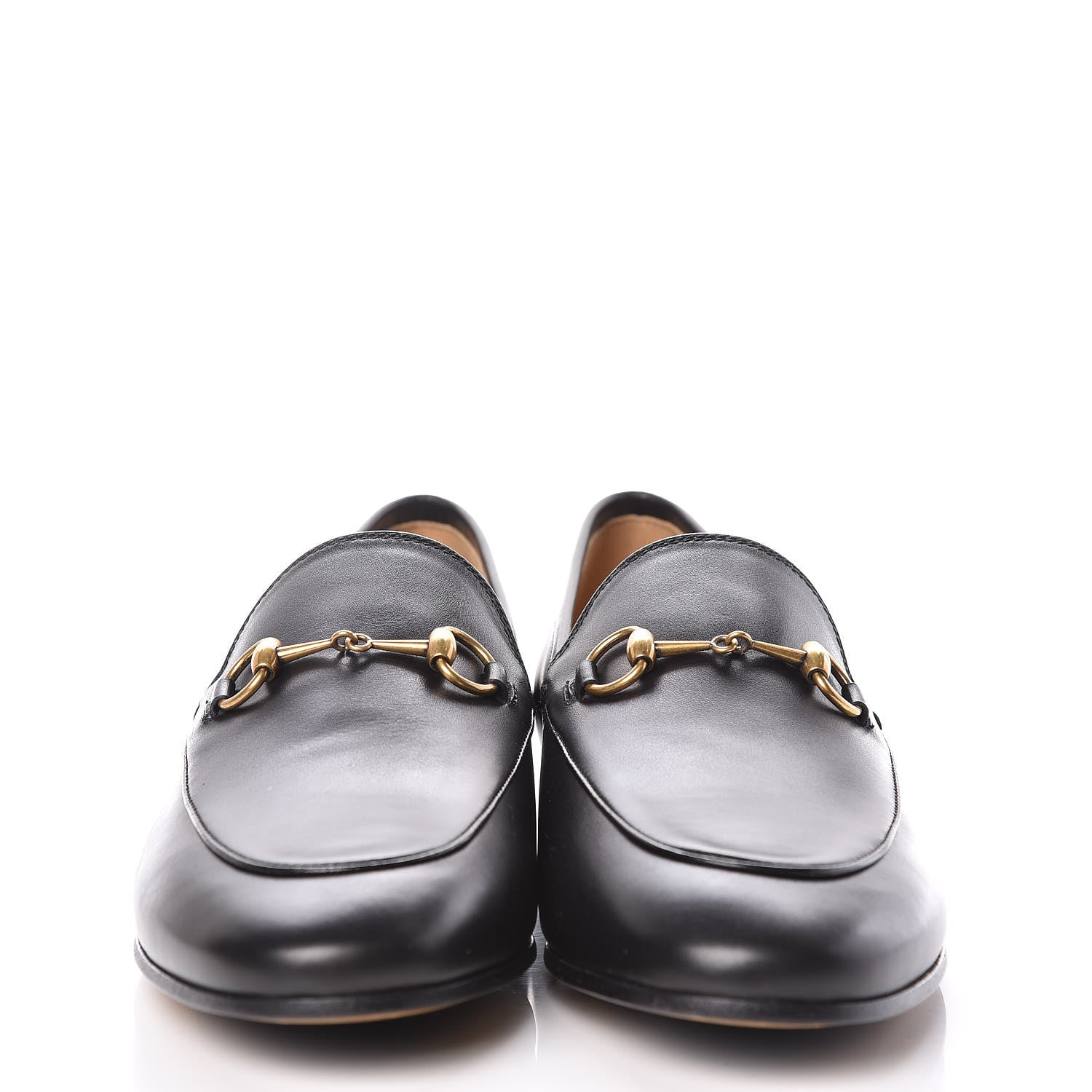 Gucci Calfskin Womens Jordaan Loafers 40 Black 4 of 18