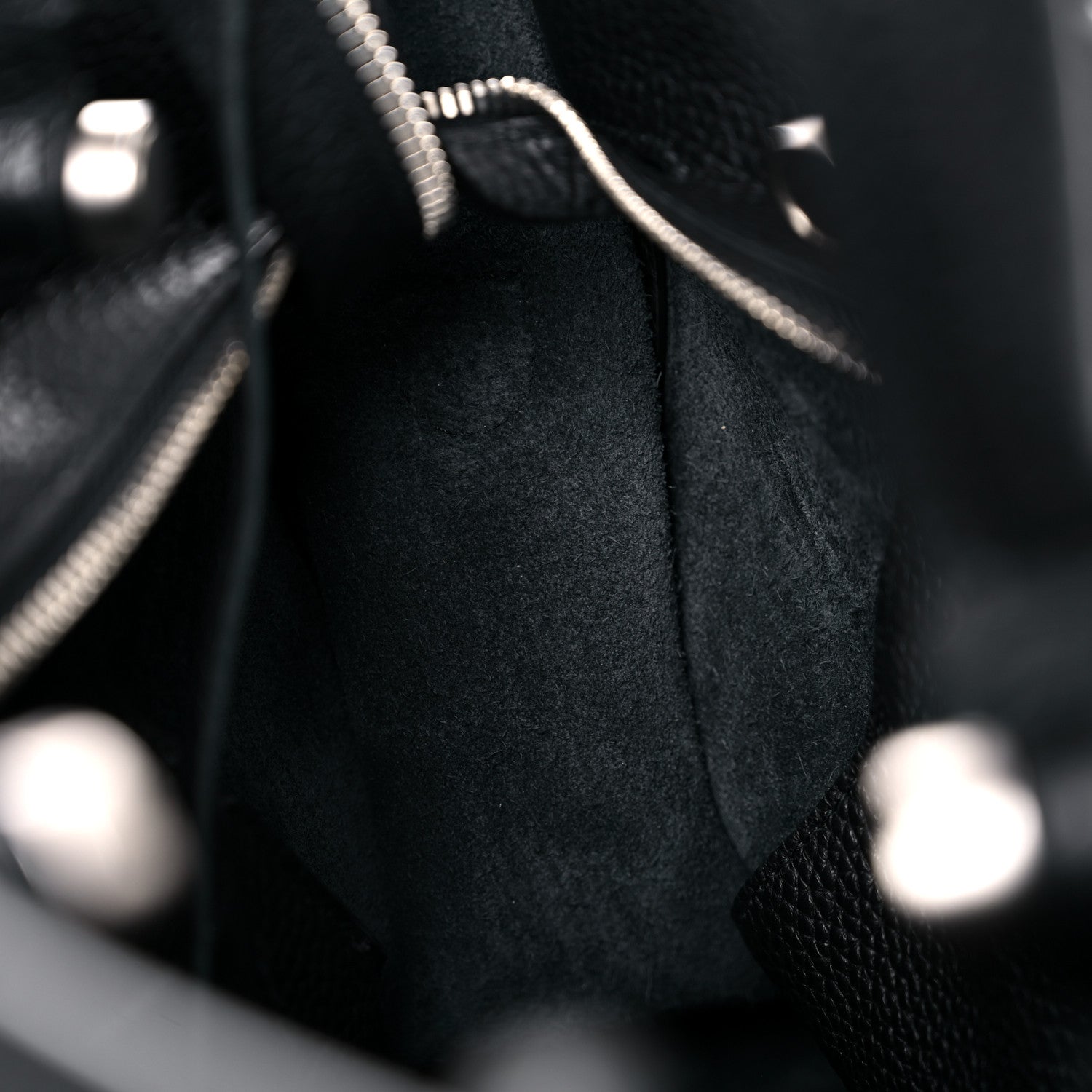 Balenciaga Veau Grana Perforated Blackout Hardware City Black 15 of 17