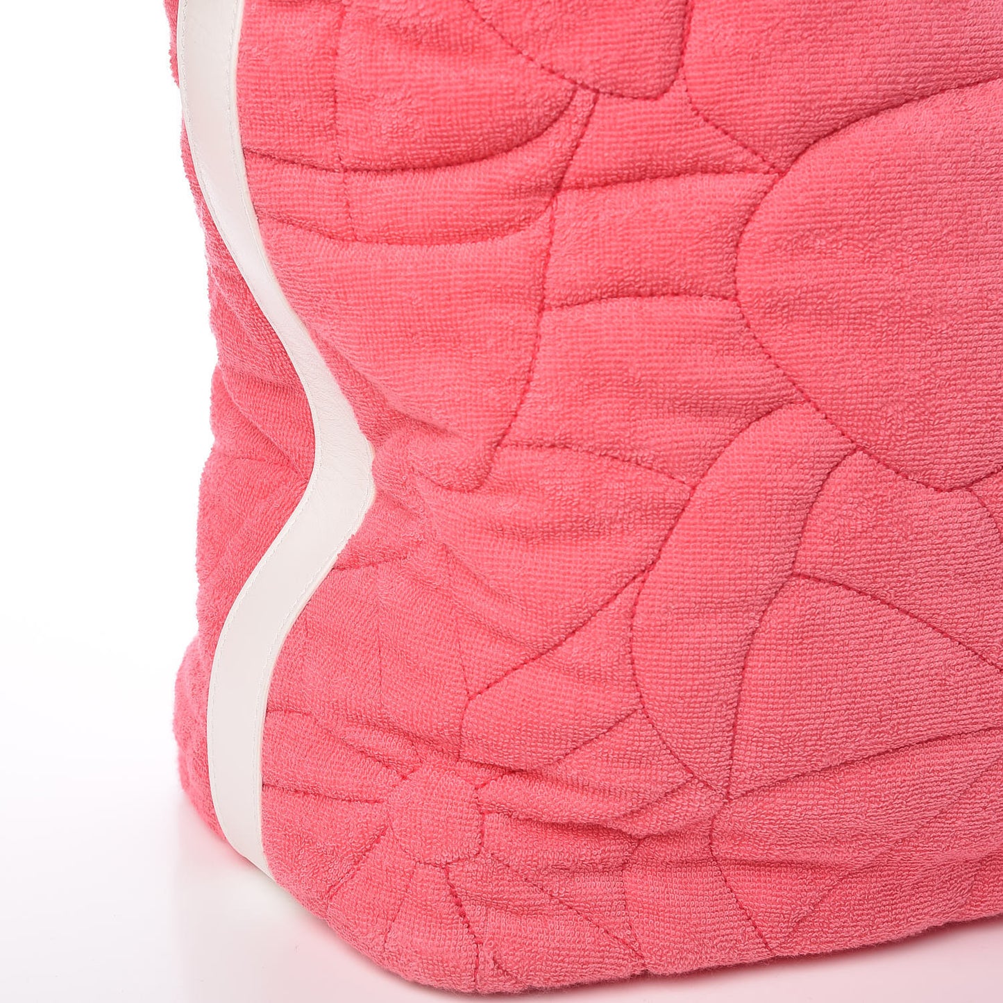 Terry Cotton CC Beach Tote Towel Set Pink