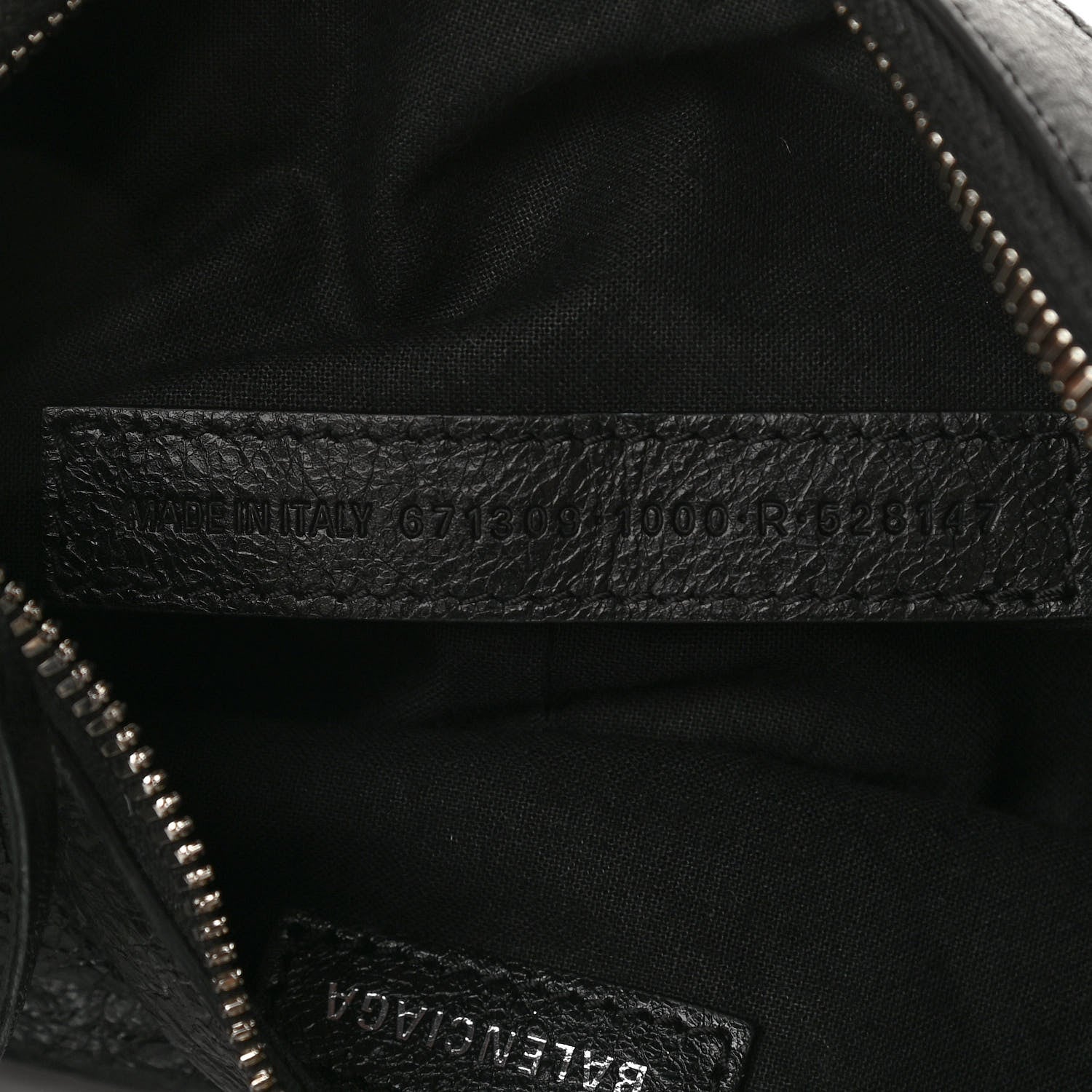 Balenciaga Agneau Arena Le Cagole Shoulder Bag XS Black 8 of 13