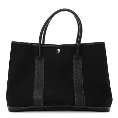 Hermes Toile Negonda Garden Party Tote 36 MM Black 1 of 10