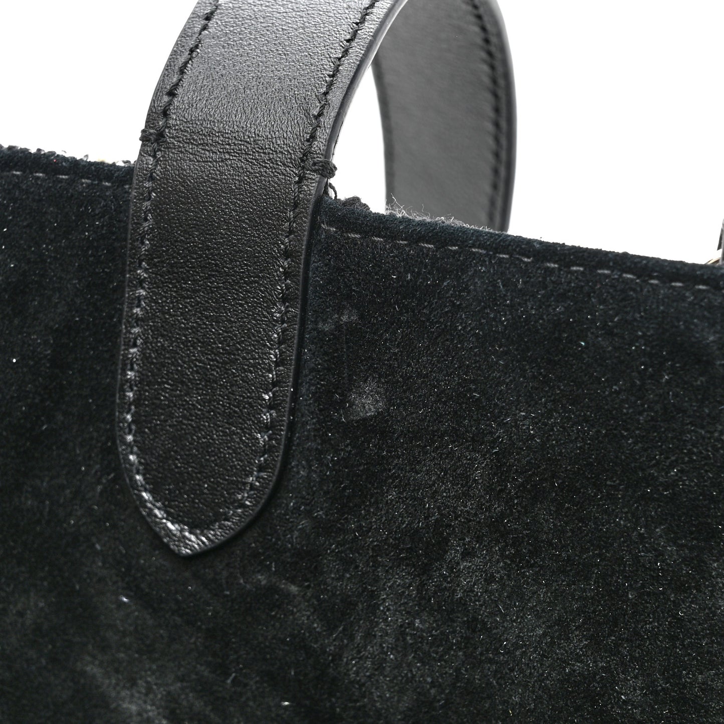 Tweed Cannage Large Toujours Black White
