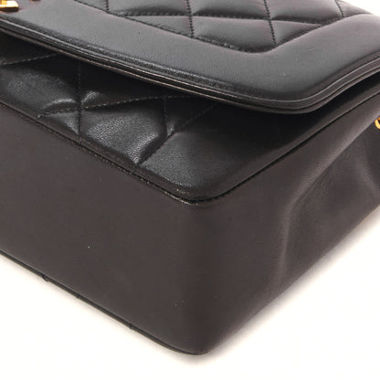 Chanel Lambskin Quilted Medium Single Flap Dark Brown 8 of 9