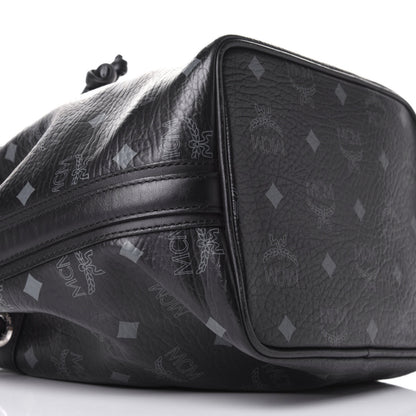 MCM Visetos Essential Drawstring Bucket Bag Black 12 of 15