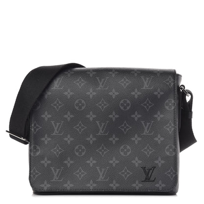Louis Vuitton Monogram Eclipse District PM Black 1 of 10