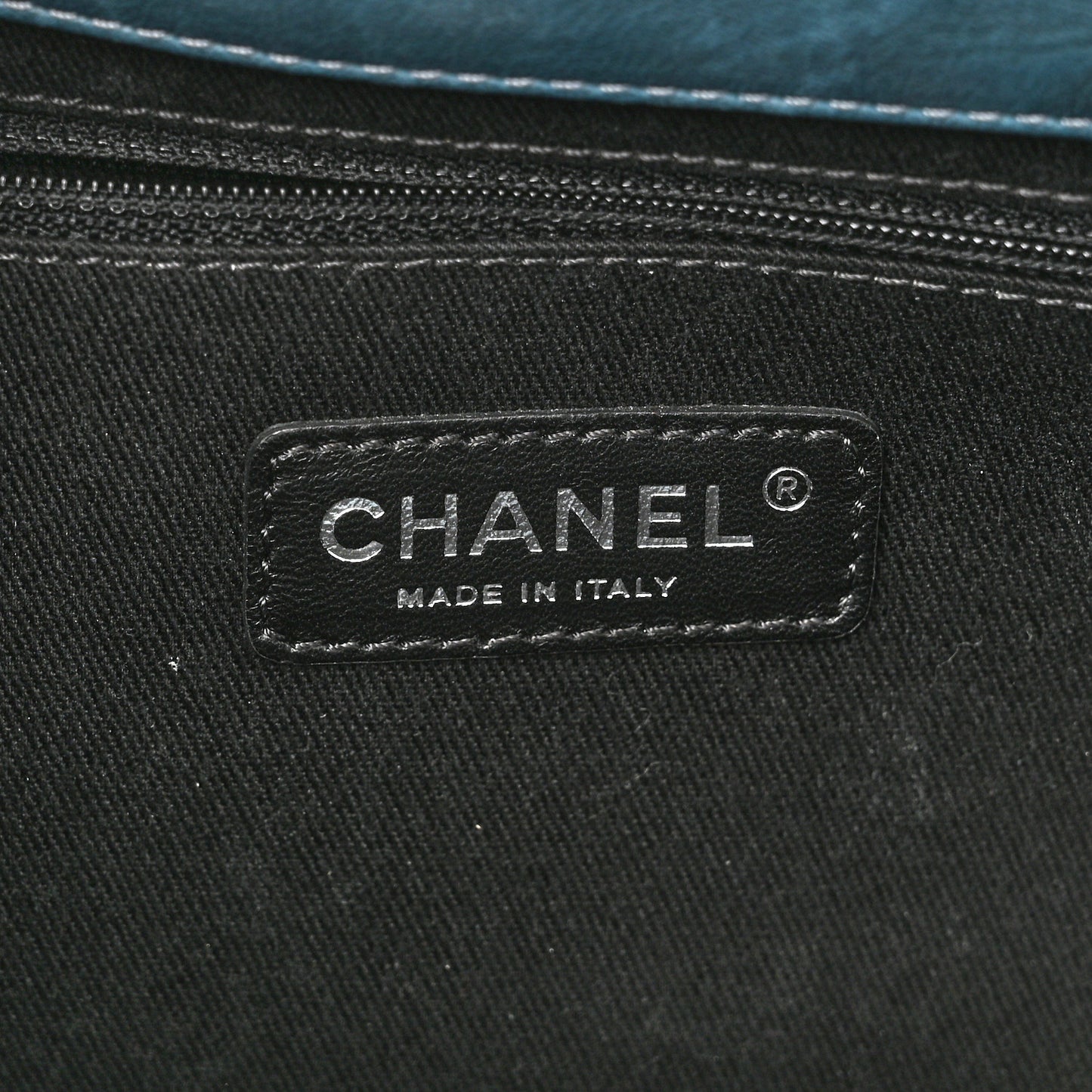 Washed Lambskin Quilted Maxi Take Away Flap Turquoise
