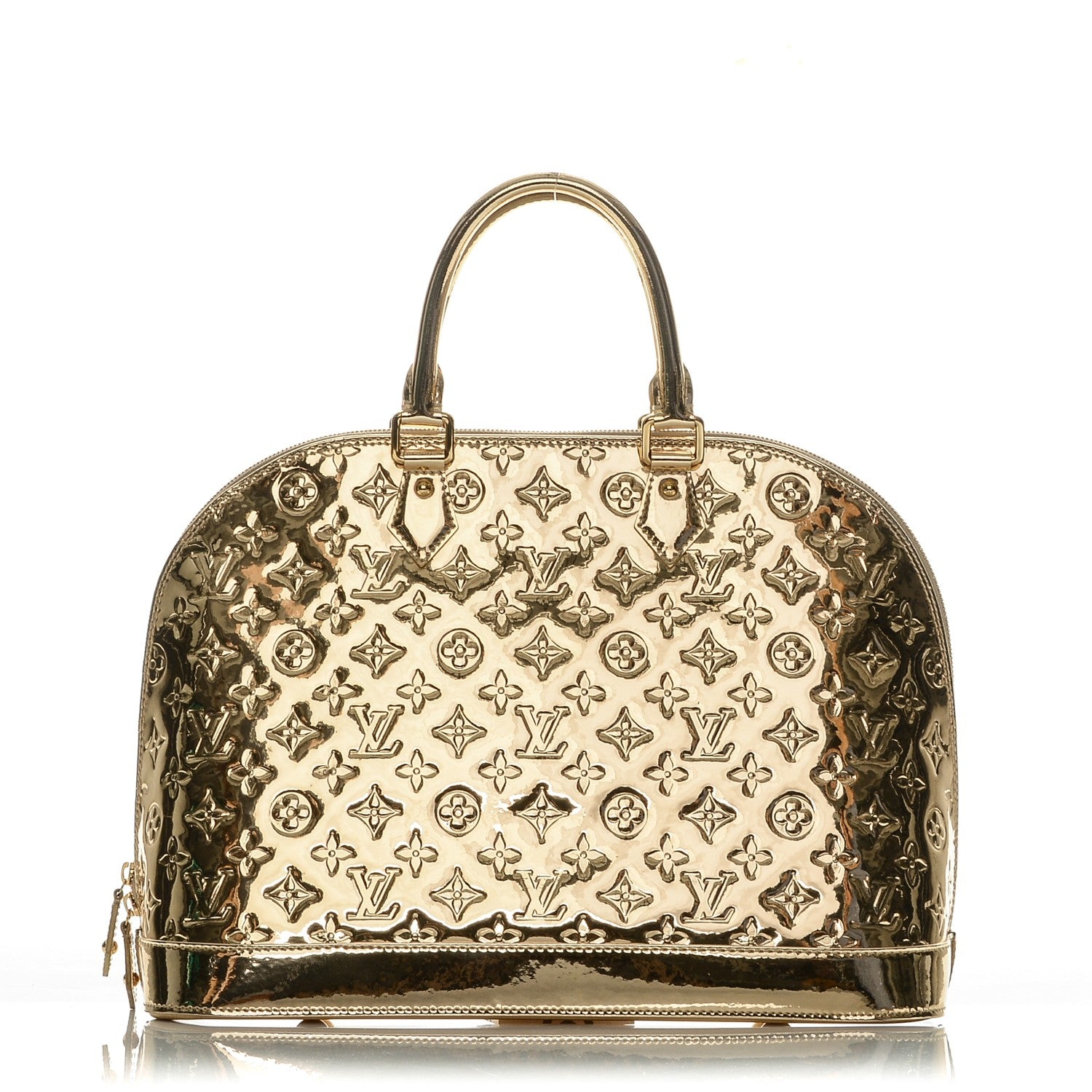 Louis Vuitton Monogram Miroir Alma MM Gold 1 of 6