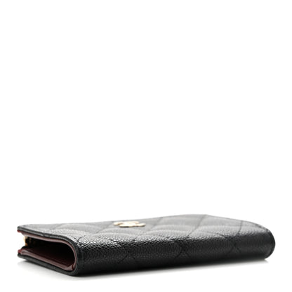 Chanel Caviar Quilted Zipped Key Holder Case Black 4 of 9