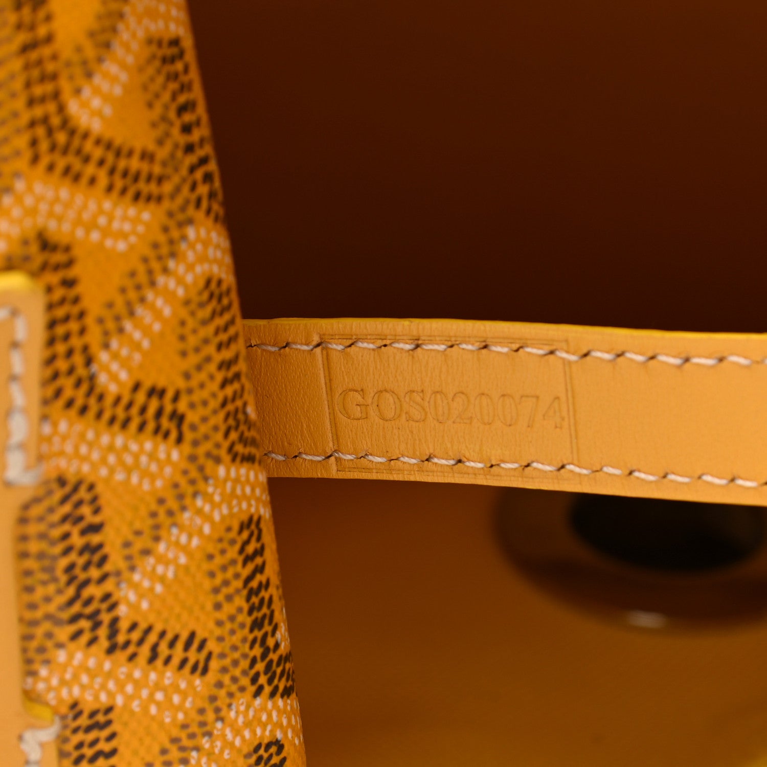 Goyard Goyardine Sac Hulot Pet Carrier PM Yellow 7 of 9