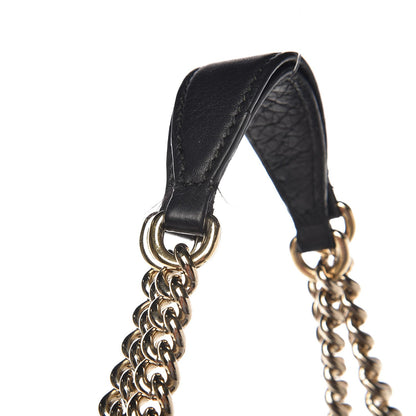 Gucci Pebbled Calfskin Medium Soho Chain Shoulder Bag Black 8 of 8