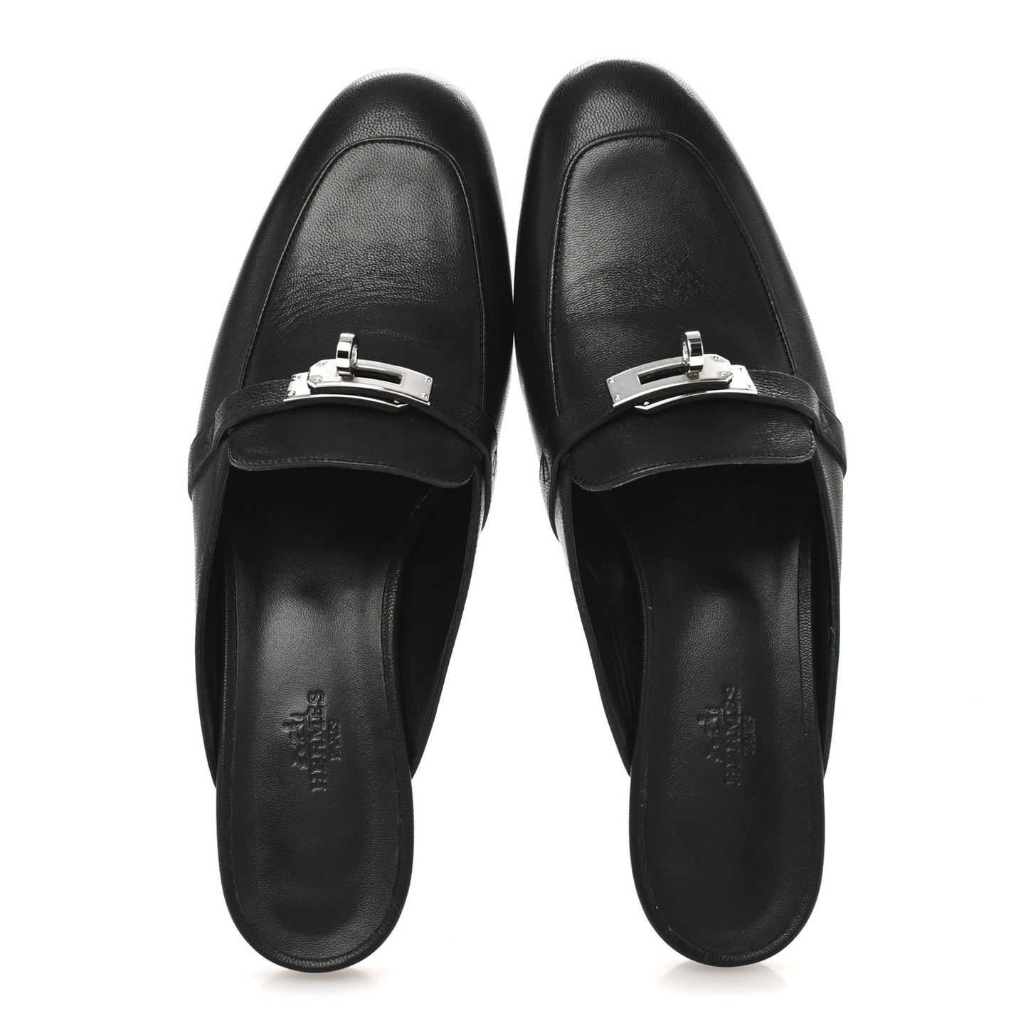Goatskin Oz Mules 40 Black