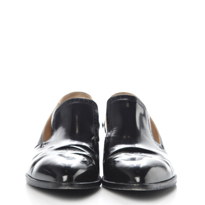 Chanel Glazed Calfskin CC Loafers 38 Black 2 of 14