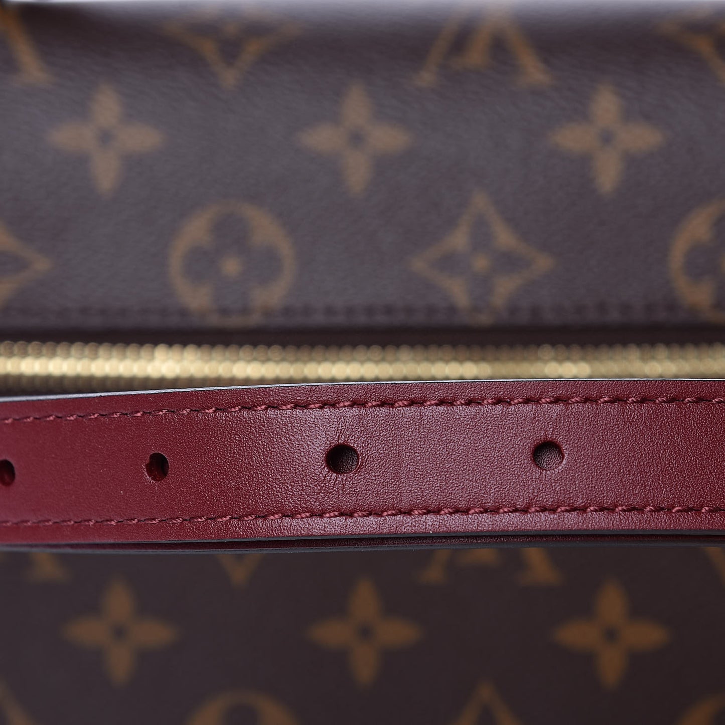 Monogram Braided Pochette Metis Safran