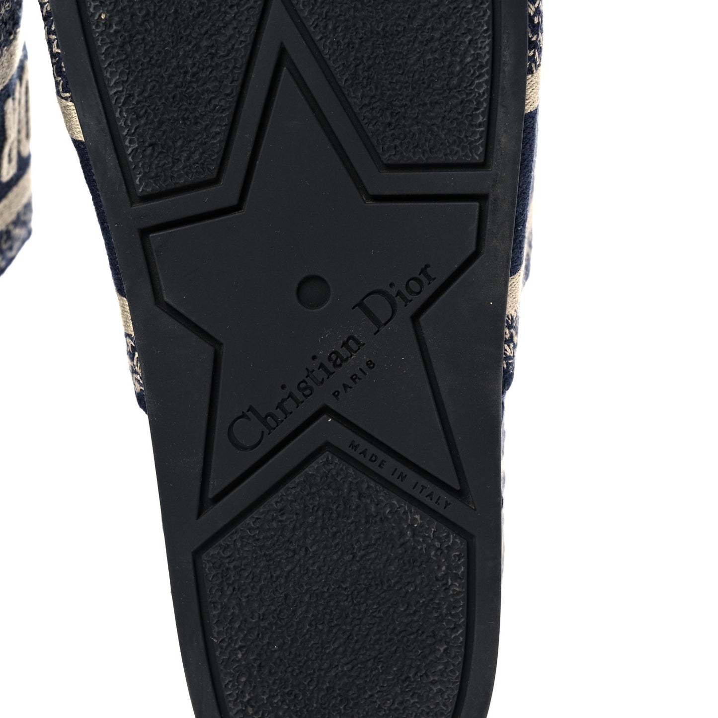Oblique D-Way Platform Slide Sandals 36 Deep Blue