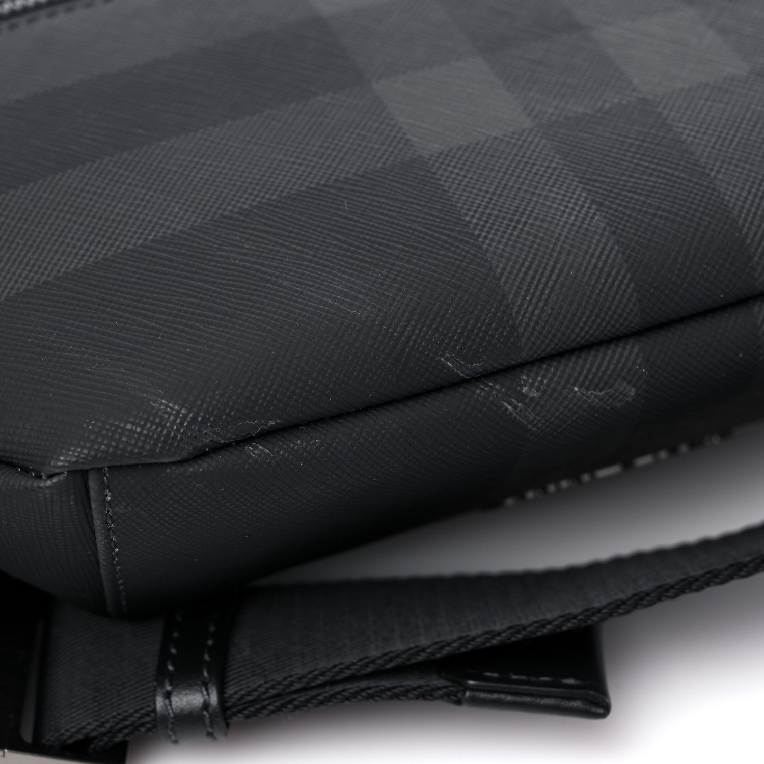 Burberry Charcoal Check Calfskin Sonny Bum Bag Charcoal 12 of 12