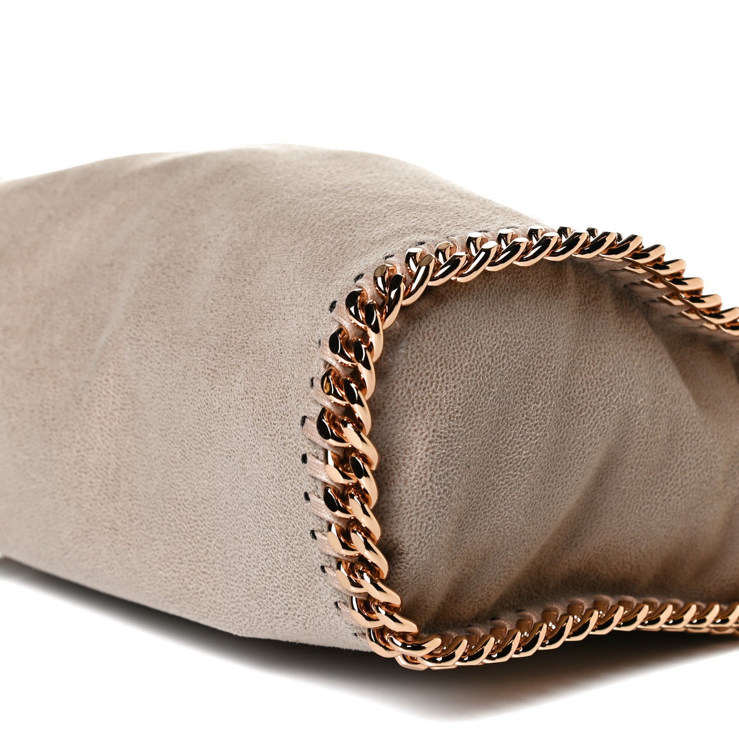 Mini Falabella Fold Over Tote Clotted Cream
