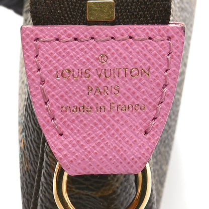 Louis Vuitton Monogram 2022 Christmas Animation Paris Mini Pochette Accessories Pink 7 of 10