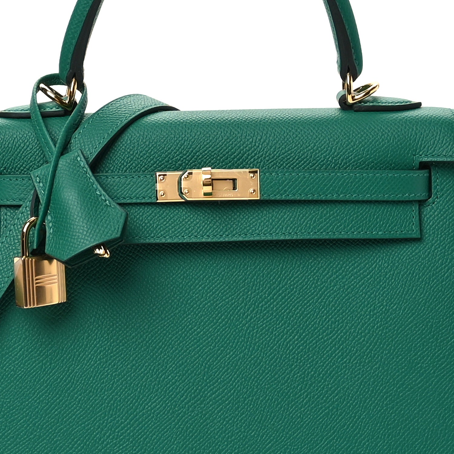 Hermes Epsom Kelly Sellier 25 Vert Vertigo 8 of 11
