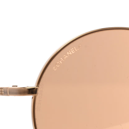 Chanel Metal Winter Round Sunglasses 4232 Gold 7 of 8