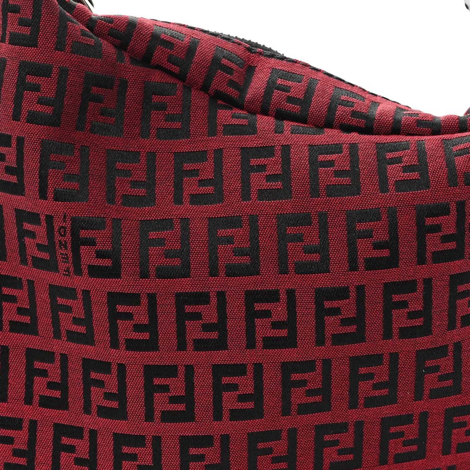 Fendi Zucchino Oyster Red Black 7 of 10