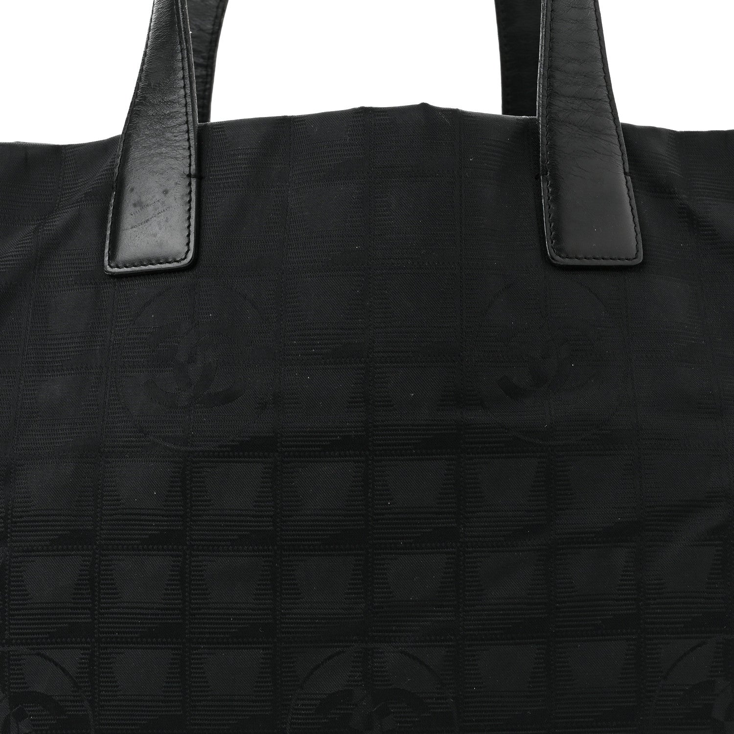 Chanel Nylon Large Travel Tote Black 8 of 11