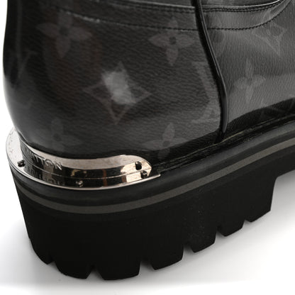 Louis Vuitton Monogram Eclipse Glaze Mens Outland Ankle Boots 9 10 of 15