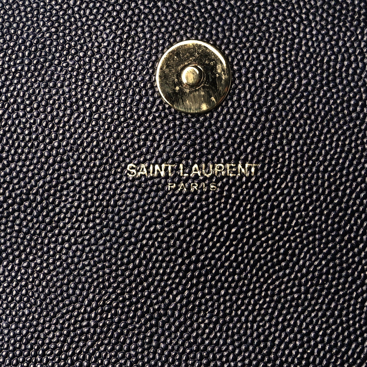 Grain De Poudre Classic Monogram Kate Clutch Black