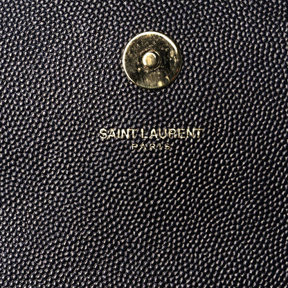 Saint Laurent Grain De Poudre Classic Monogram Kate Clutch Black 5 of 7