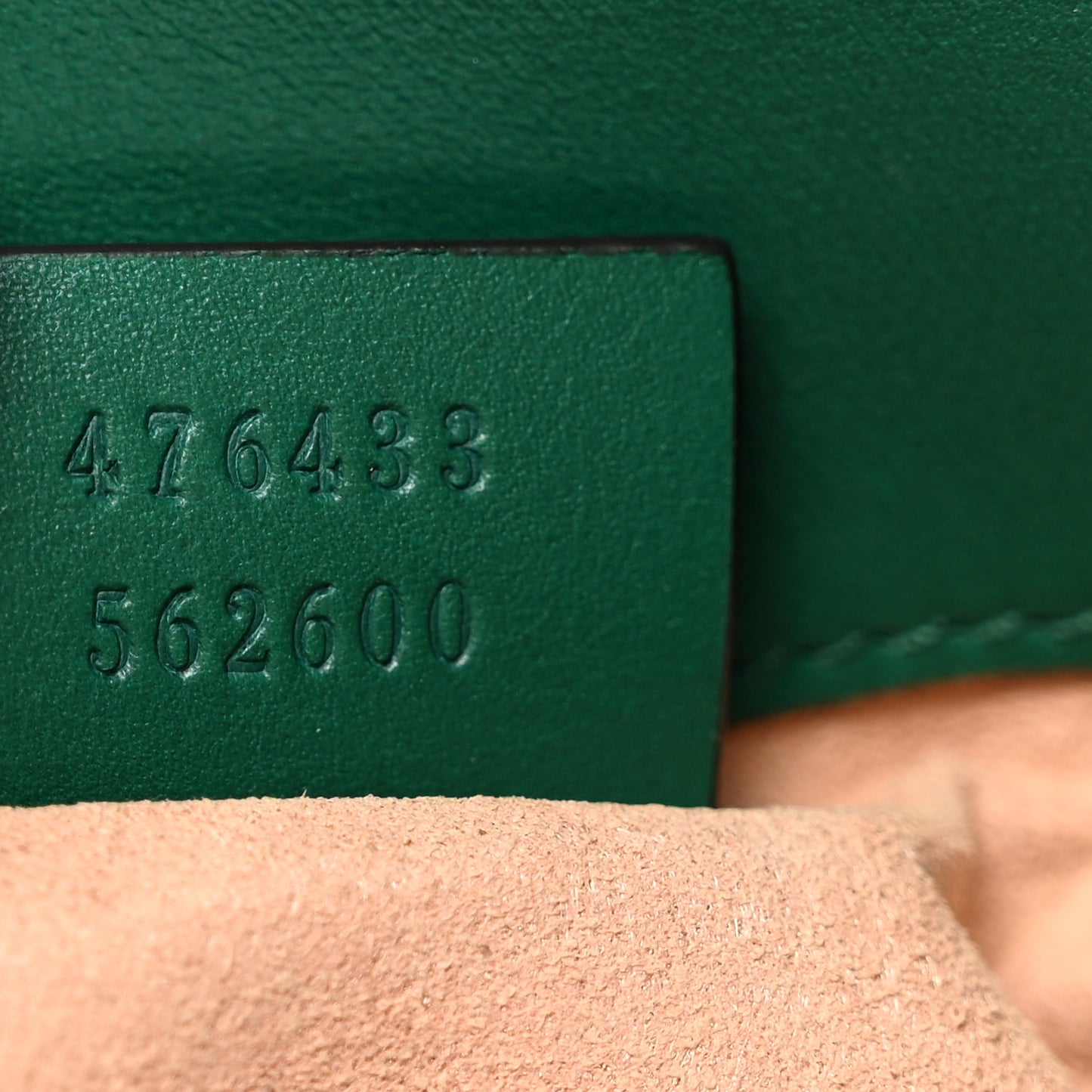 Calfskin Matelasse Super Mini GG Marmont Shoulder Bag Emerald Green