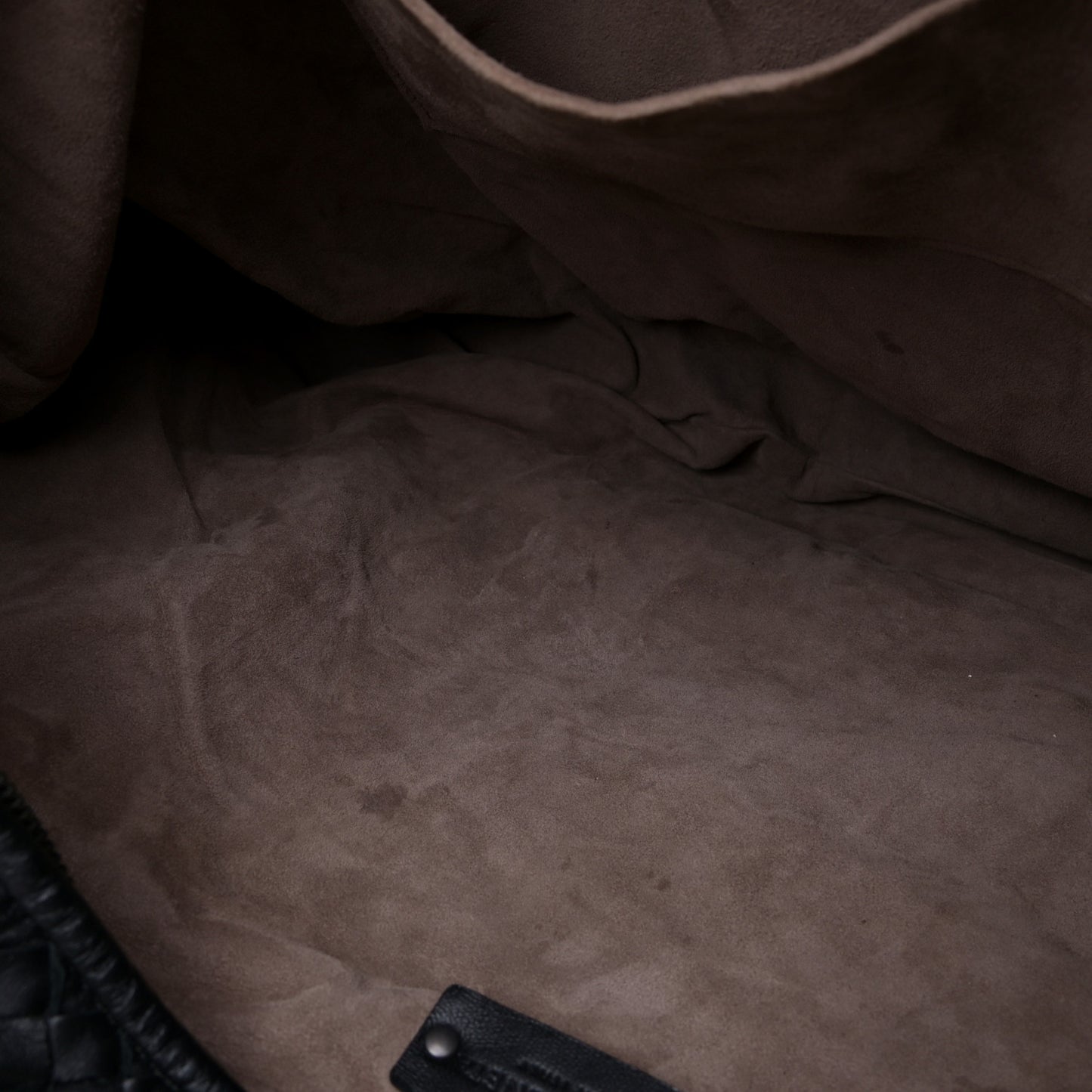Nappa Intrecciato Medium Veneta Hobo Black
