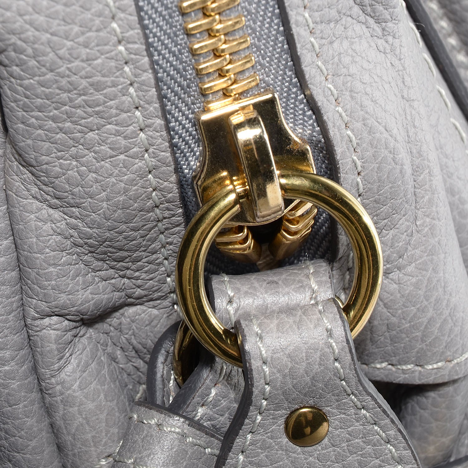 Chloe Calfskin Medium Paraty Cashmere Grey 8 of 12