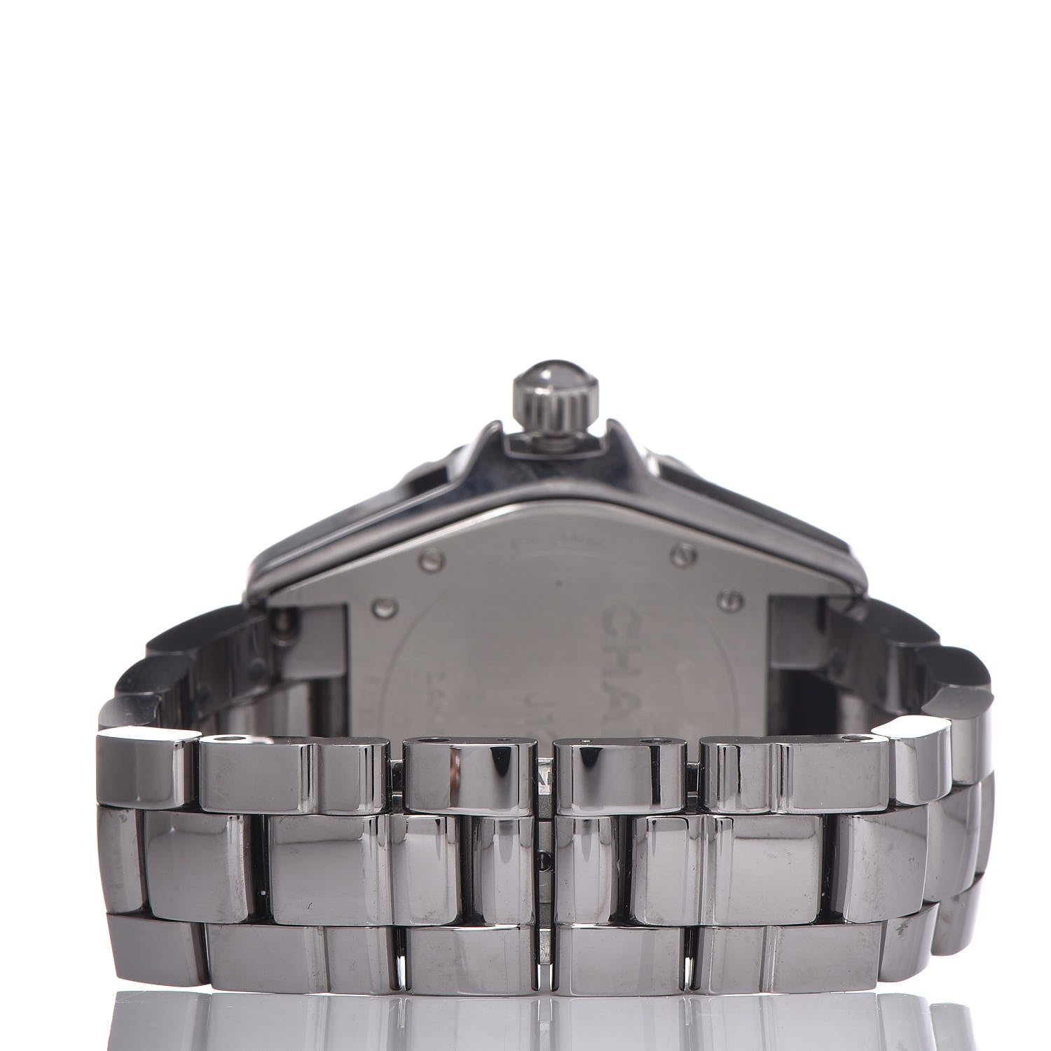 Chanel Titanium Ceramic Diamond 38mm J12 Automatic Watch 4 of 6