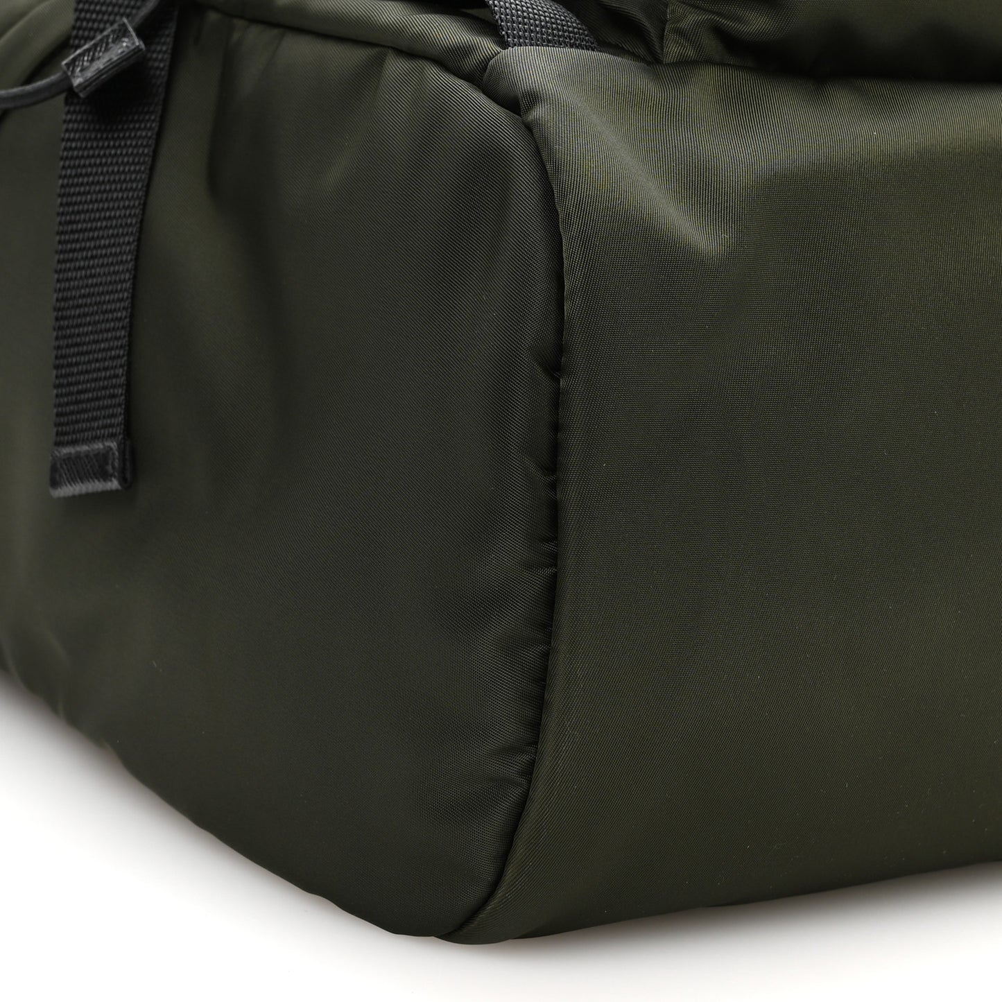 Re-Nylon Saffiano Logo Double Buckle Backpack Tundra