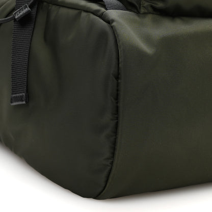 Prada Re-Nylon Saffiano Logo Double Buckle Backpack Tundra 7 of 8